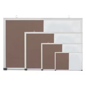 Kombitábla OPTIMA parafa mágneses aluminium keret 30x45 cm