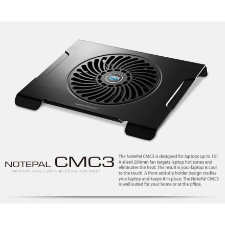 Cooler Master Notepal CMC3 Black
