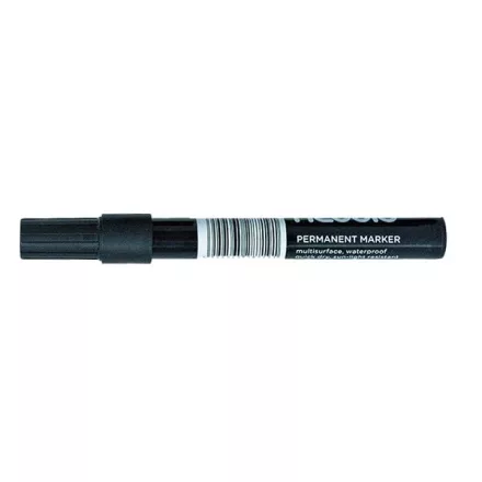 Alkoholos marker NEBULO 233-S kerek fekete