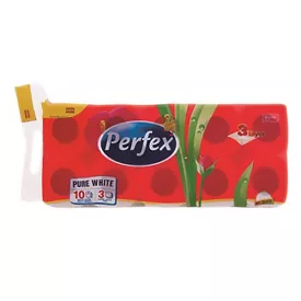 Toalettpapír PERFEX Soft & Light 3 rétegű 10 tekercses