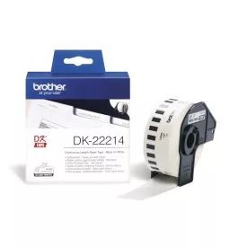   Brother DK-22214 folytonos szalagcímke 12mm x 30,48m öntapadós White