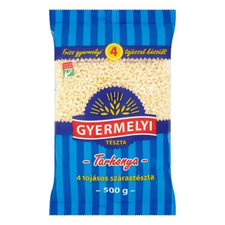 Száraztészta tarhonya GYERMELYI 4 tojásos 500 g
