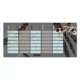 Órarend ARS UNA egylapos kétoldalas Drone X