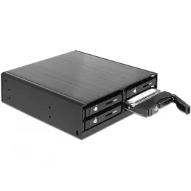   DeLock 5,25" hordozható rack 4 x 2,5" SATA HDD / SSD-hez