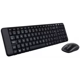   Logitech MK220 wireless billentyűzet + optikai egér Black US