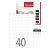 Etikett OPTIMA 32081 52,5x29,7mm 4000 címke/doboz 100 ív/doboz