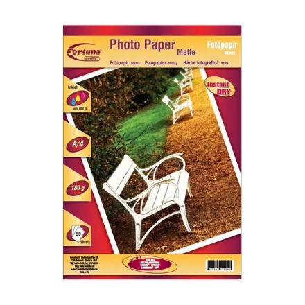 Fotópapír VECTRALINE A/4 inkjet matt 180 g 50 lapos tintasugaras nyomtatókhoz