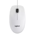 Logitech B100 Optical USB Mouse White