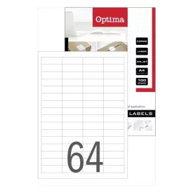   Etikett OPTIMA 32078 48,5x16,9mm 6400 címke/doboz 100 ív/doboz