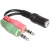DeLock Adapter Stereo jack female 3.5 mm > 2 x Stereo jack male 3.5 mm