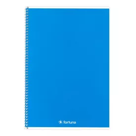   Spirálfüzet vonalas FORTUNA Monocolor A/5 70 lapos sötétkék