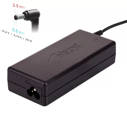 Akyga AK-ND-10 19V / 4,74A 90W 5,5x2,5mm univerzális hálózati notebook töltő