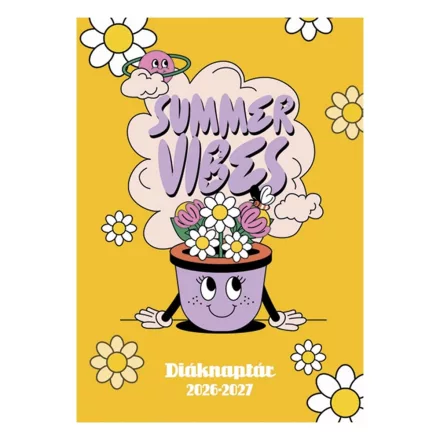 Diák zsebkönyv TOPTIMER papírborító B/6 heti 120x170mm Summer 2026-2027