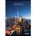 Füzet vonalas STREET A/4 52 lapos Skyline