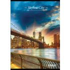 Füzet vonalas STREET A/4 52 lapos Skyline