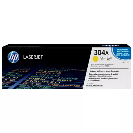 HP CC532A (304A) Yellow toner