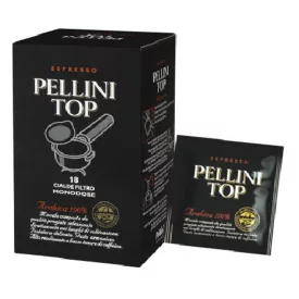   Kávépárna PELLINI Top 100% arabica E.S.E. Pod (18 x 7 gr) 125 g