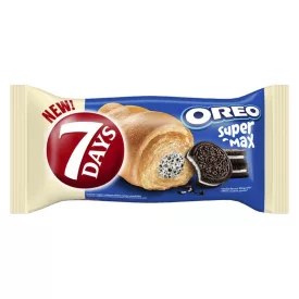 Croissant 7DAYS Super Max Oreo keksz töltelékkel 98 g