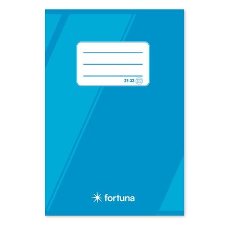 Füzet vonalas FORTUNA Basic A/5 32 lapos 21-32 4-8.osztályos