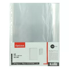   Lefűzhető genotherm OPTIMA A/4 90 mikron víztiszta 10 darabos