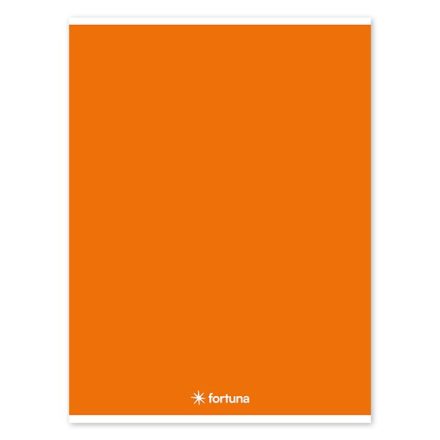 Füzet vonalas FORTUNA Monocolor A/4 32 lapos 81-32 narancssárga