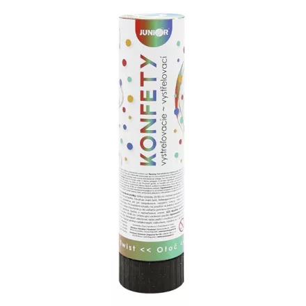 Konfetti ágyú JUNIOR 20 cm metál karika
