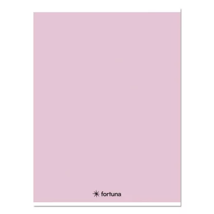 Füzet kockás FORTUNA Monocolor A/5 32 lapos 27-32  pasztell rózsaszín