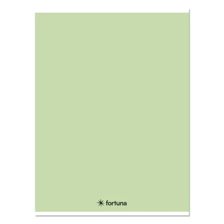 Füzet kockás FORTUNA Monocolor A/4 32 lapos 87-32 pasztell zöld