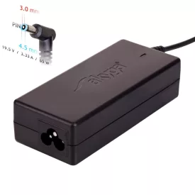   Akyga AK-ND-25 19,5V / 3,33A 65W 4,5x3mm HP hálózati notebook töltő