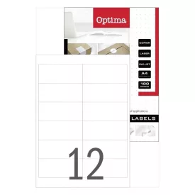  Etikett OPTIMA 32094 97x42,3mm 1200 címke/doboz 100 ív/doboz