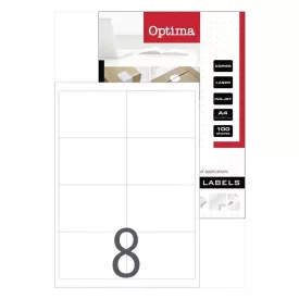   Etikett OPTIMA 32095 97x67,7mm 800 címke/doboz 100 ív/doboz