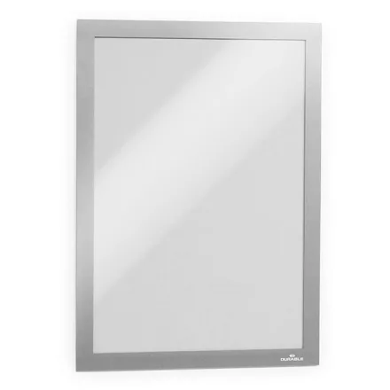 Infokeret DURABLE Duraframe A/4 sima felületre mágneses ezüst 2 darabos
