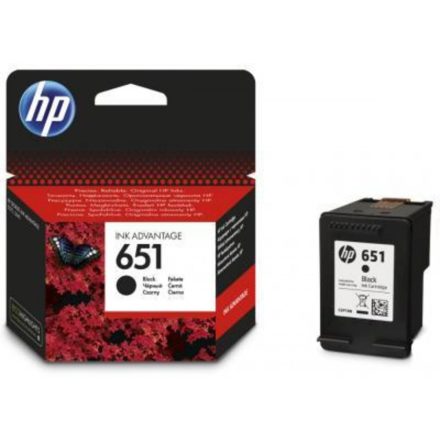 HP C2P10AE (651) Black tintapatron