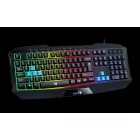 Genius Scorpion K215 Gaming USB billentyűzet Black