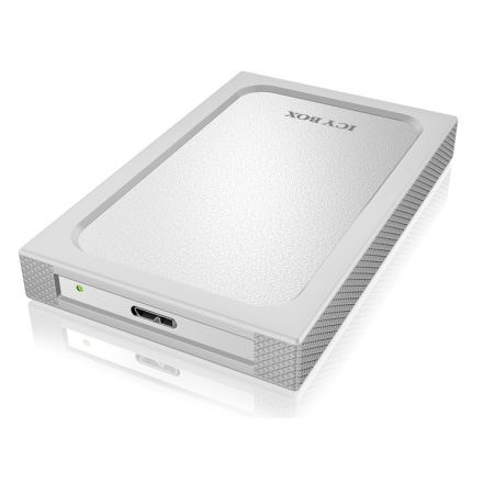 Raidsonic IcyBox IB-254U3 2,5" SATA USB3.0 HDD (9,5mm) White/Silver