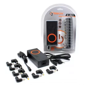   SBOX A-901 15-19,5V / 6A 90W univerzális hálózati notebook töltő