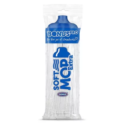 Felmosó pótfej BONUS SoftMop extra HoReCa HACCP 160 g kék
