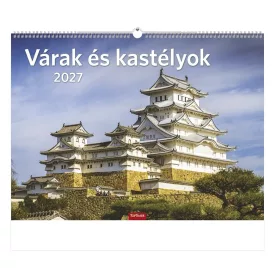   Falinaptár TOPTIMER T093 420x310mm fekvő Várak és kastélyok 2027