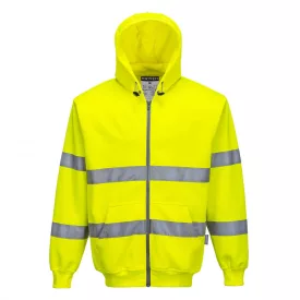 Hi-Vis zipzáros pulóver