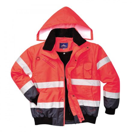 Hi-Vis Kontraszt Bomber dzseki